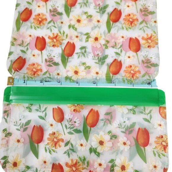 Floral silicone bag set water proof leak proof beach event clear bag - Picture 5 of 10